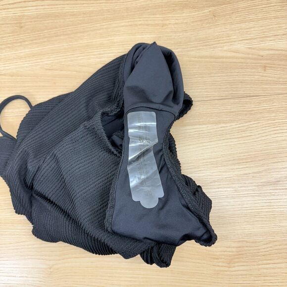 NEW Old Navy One Piece Bathing Suit Size 3X Ribbed One Shoulder Tropical Swim - Picture 5 of 6